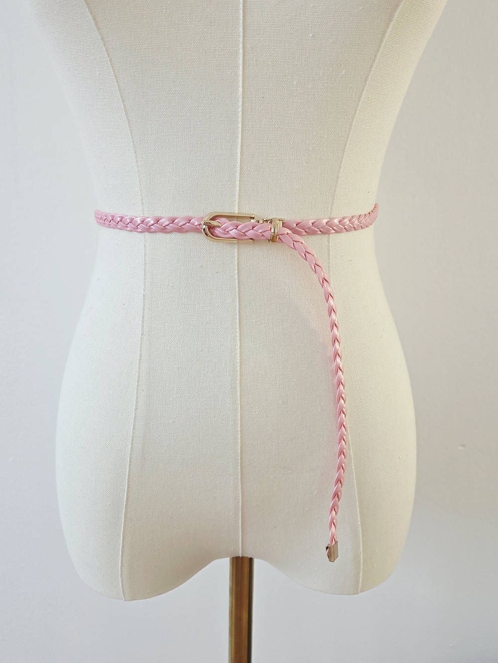 Pink Braided Belt - Picture 4 of 8